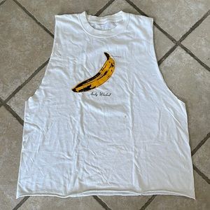 Vintage velvet underground / warhol tank